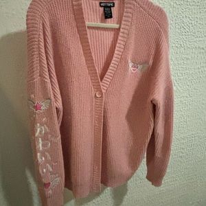 Hot Topic Pink “Kawaii” Cardigan